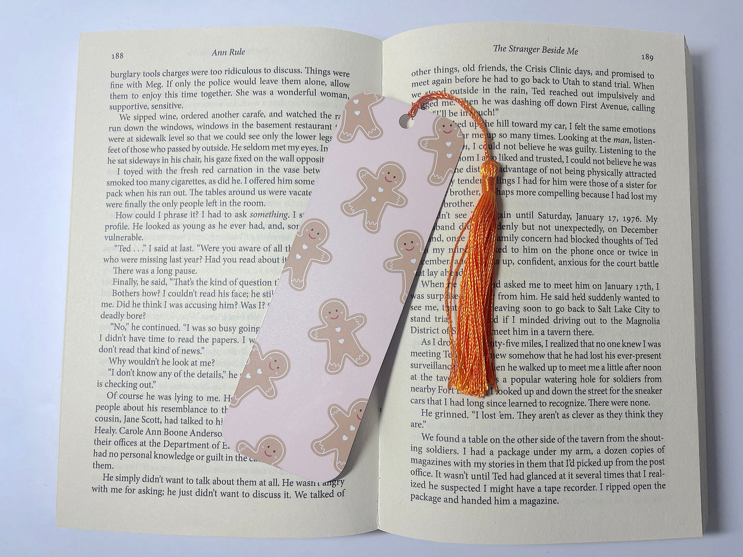 Gingerbread Man Bookmark