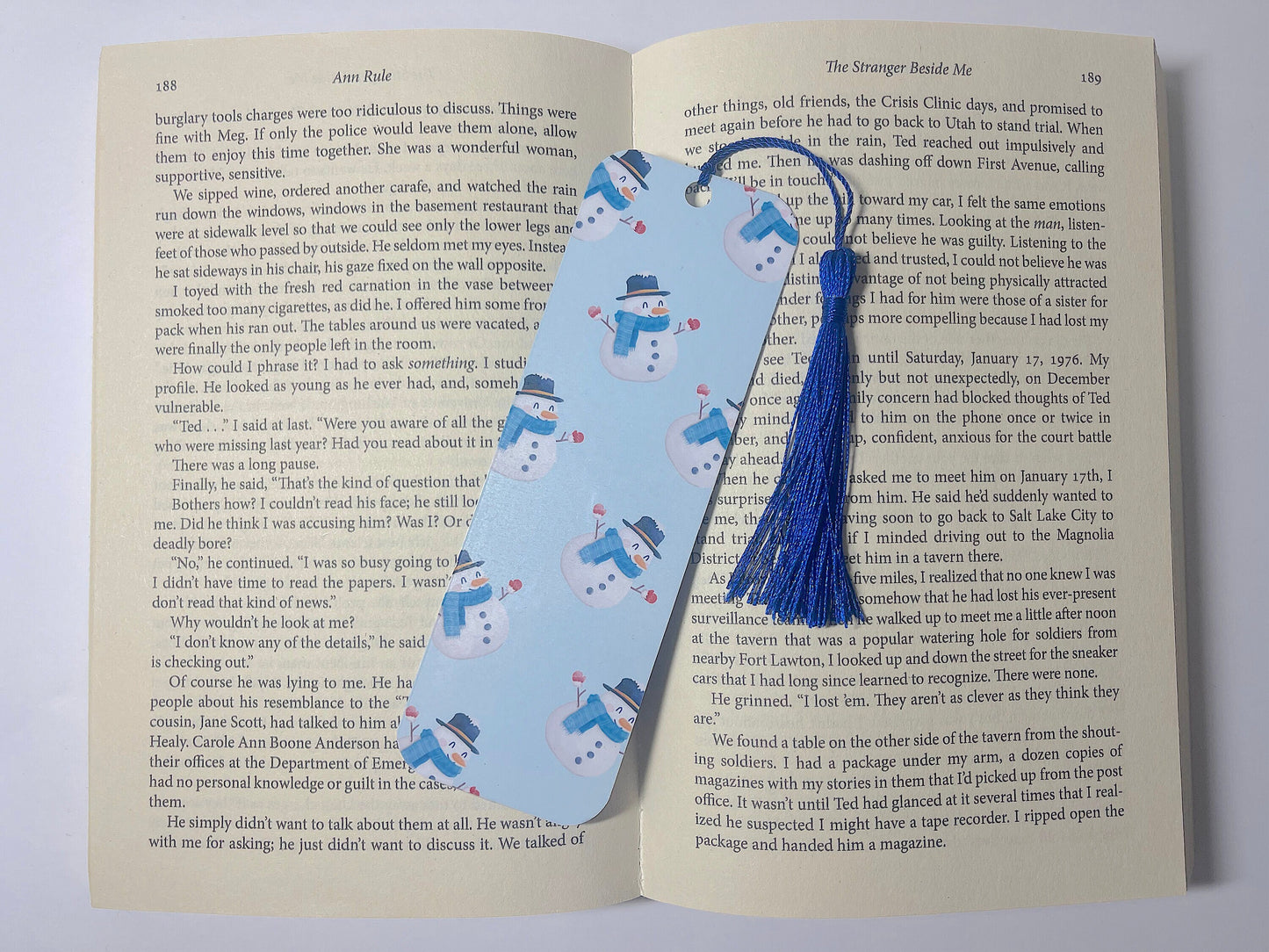 Snowman Bookmark