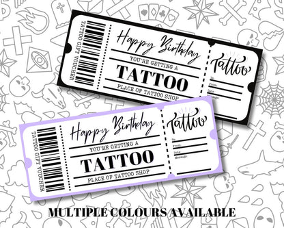 Downloadable Tattoo Gift Card